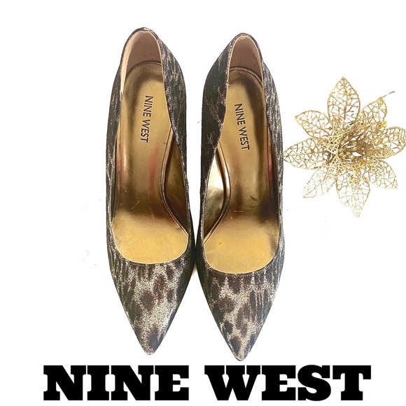 Nine West Shoes - Nine West Vintage Leopard Print High Heel Shoes👠